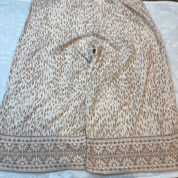 O'Neill Camile Jumpsuit Women's Size Large Viscose Pockets Neutral Lightweight - Picture 13 of 15